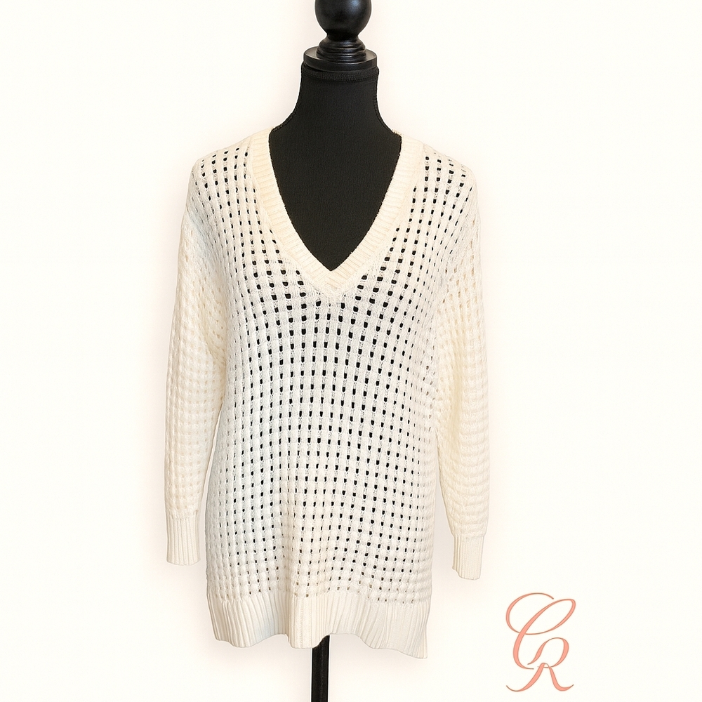 Michael Kors Open-Knit Sweater (Size L)